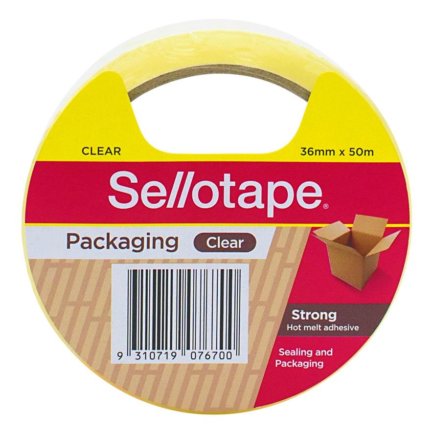 TAPE PACKAGING SELLO 36MMX50M CLEAR