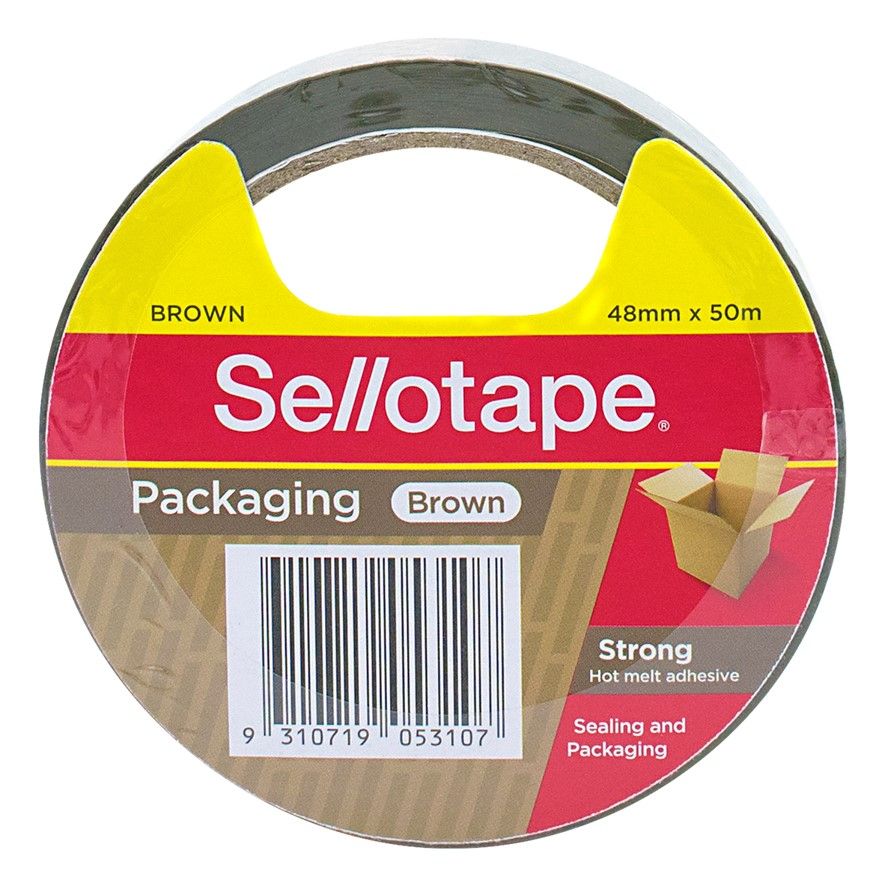 TAPE PACKAGING SELLO 48MMX50M BROWN