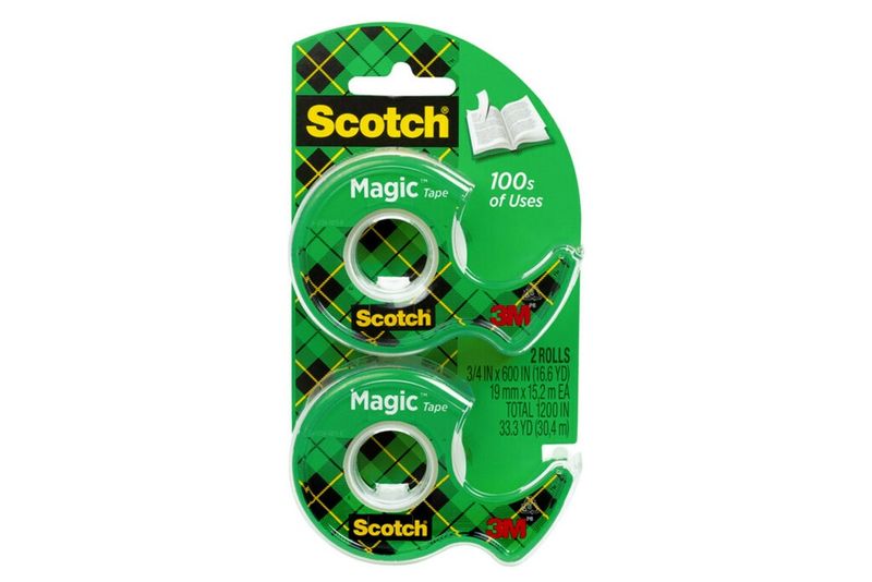 HOME AND OFFICE TAPE SCOTCH 19MM X 16M MAGIC DM2 HANGSELL DISPENSER CLEAR