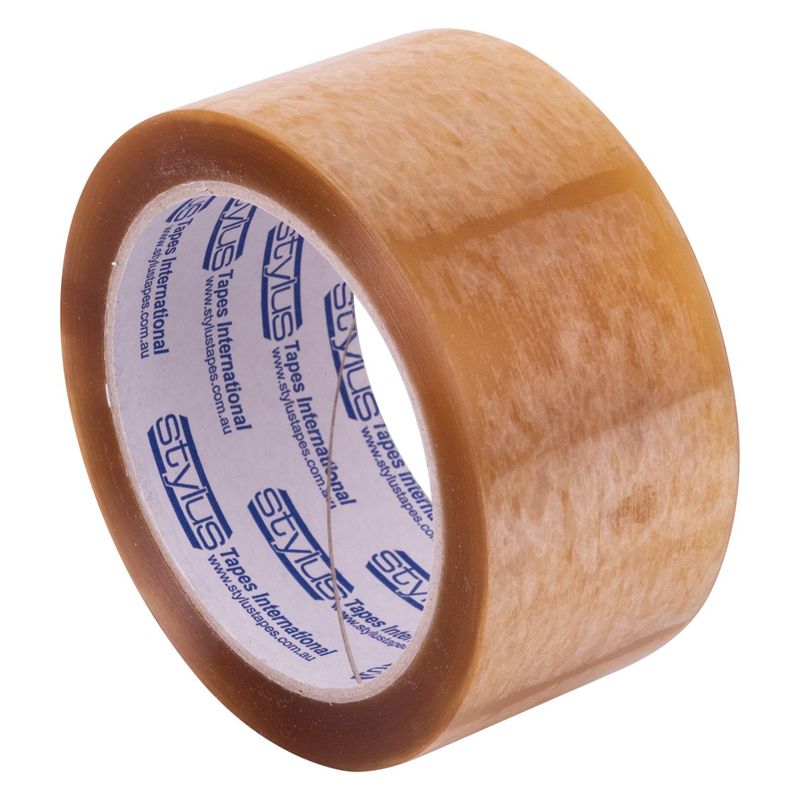 PACKAGING TAPE STYLUS 48MM X 75M TRANSPARENT CTN36