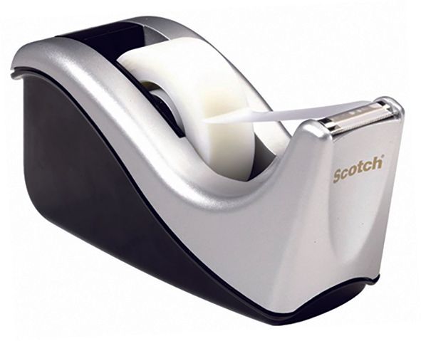TAPE DISPENSER SCOTCH 19MM C60 SILVER