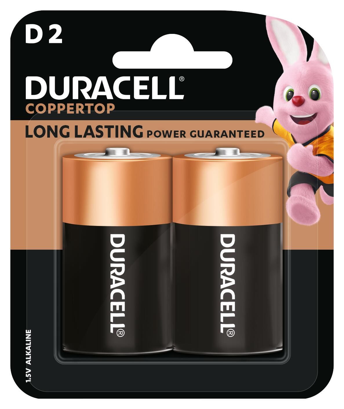 BATTERY DURACELL ALK D BP2