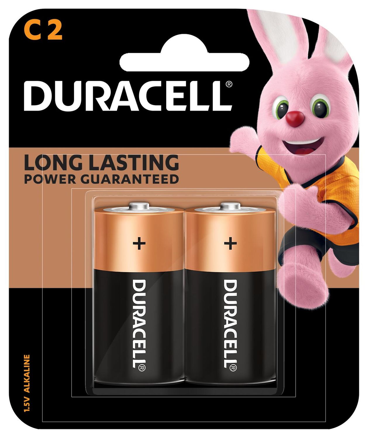 BATTERY DURACELL ALK C BP2
