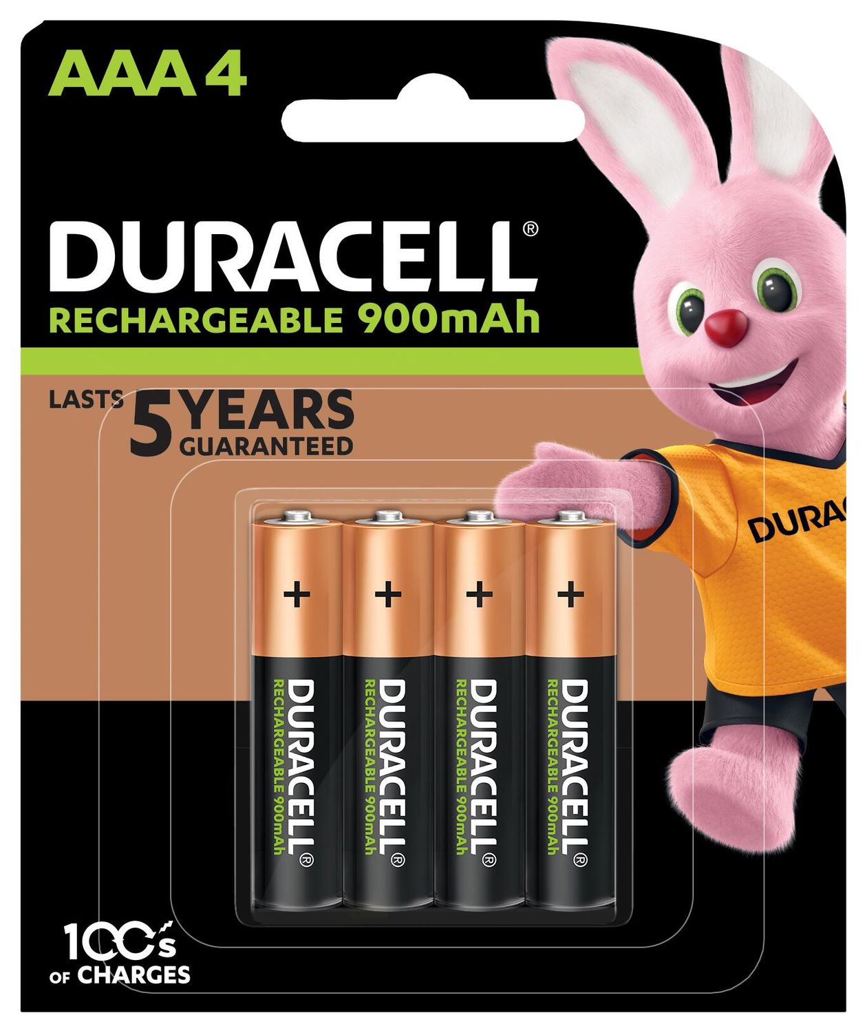 BATTERY DURACELL NIMH RECHARGEABLE 800 AAA4