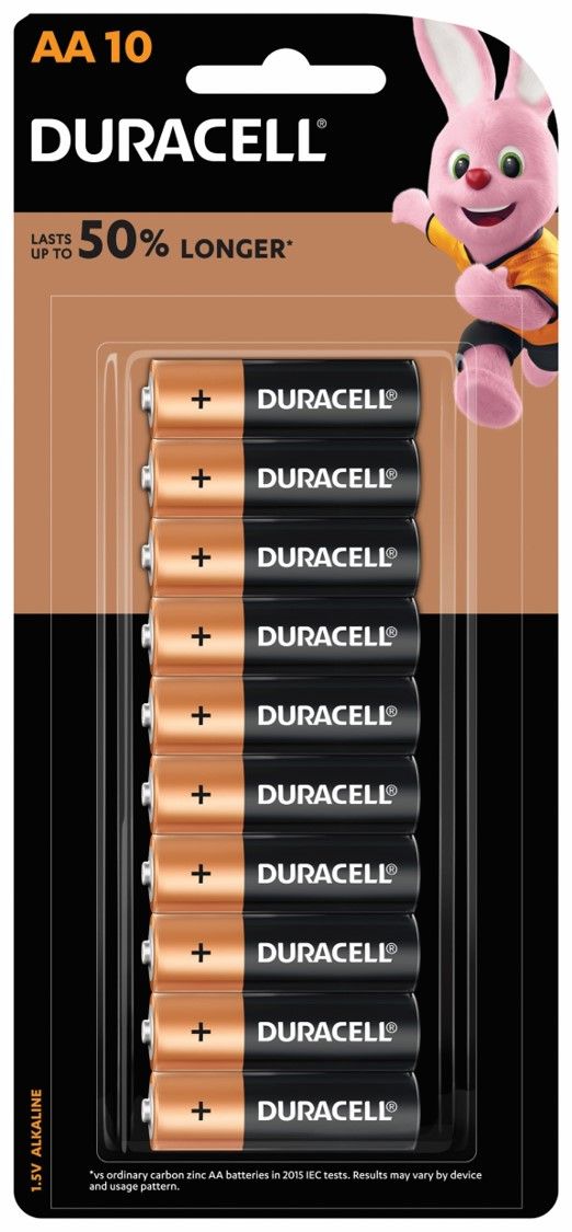 BATTERY DURACELL ALK AA 10