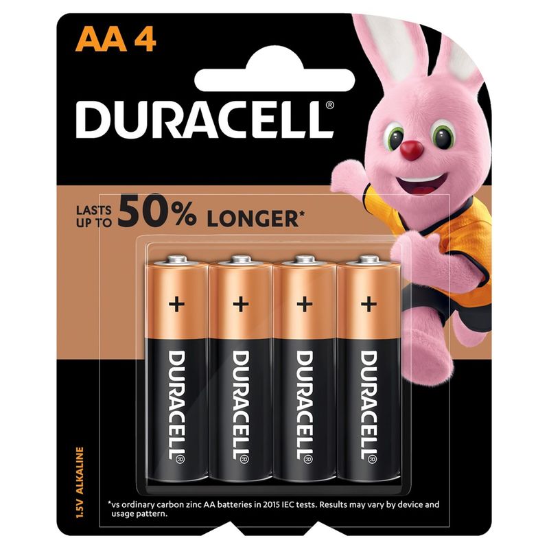 BATTERY DURACELL ALK AA 4