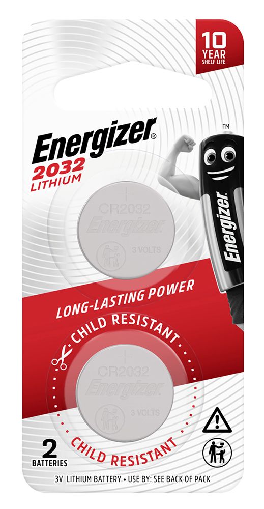 BATTERY ENERGIZER CR2032 CALCULATOR/GAME PK2