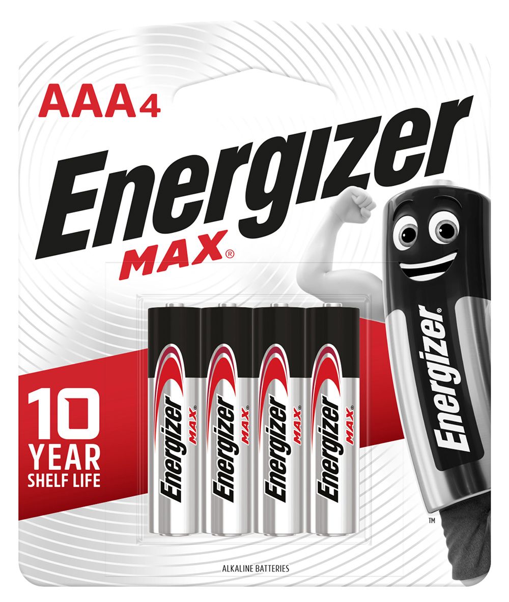 BATTERY ENERGIZER E92 AAA BP4