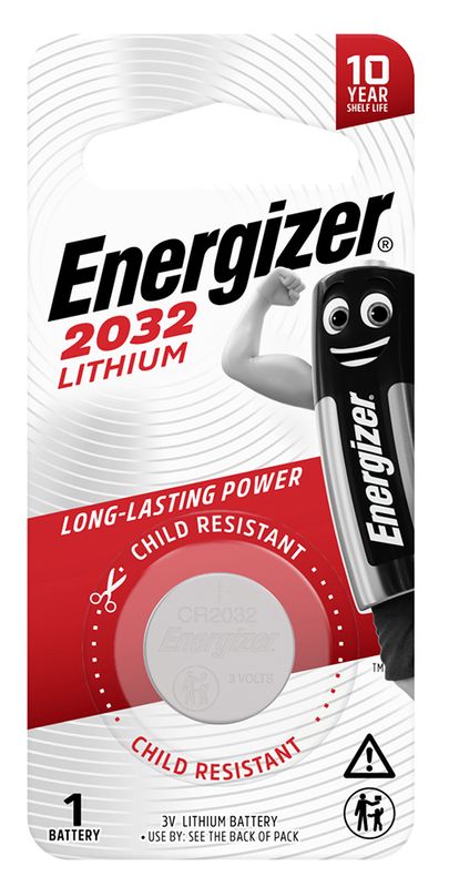 BATTERY ENERGIZER CALCULATOR/GAMES ECR2032 BP1
