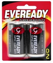 BATTERY EVEREADY BLACK 1250 D BP2