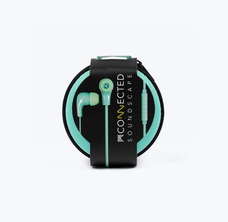 EARPHONES MCONNECTED SOUNDSCAPE EARPHONES AZURE SKIES EACH