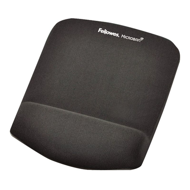 MOUSE PAD/WRIST REST FELLOWES PLUSHTOUCH GRAPHITE