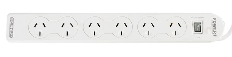 POWERBOARD 6 OUTLET WITH MASTER SWITCH