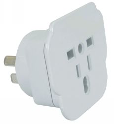 TRAVEL ADAPTORS MOKI INBOUND UNIVERSAL - WORLD TO AUS & NZ WHITE