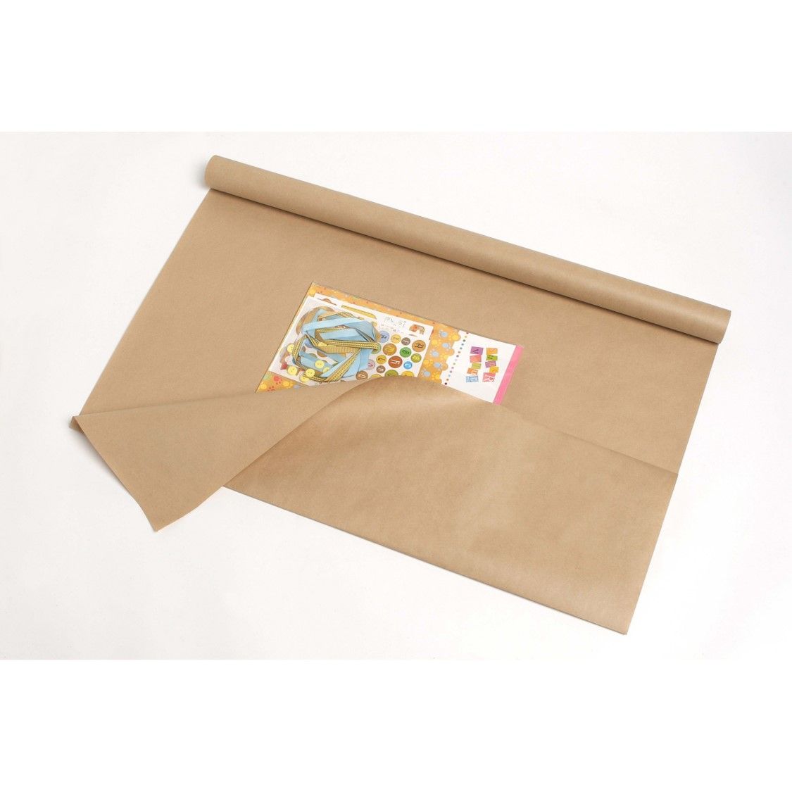 BOOK COVERING KRAFT BROWN ROLL 375MMX10M