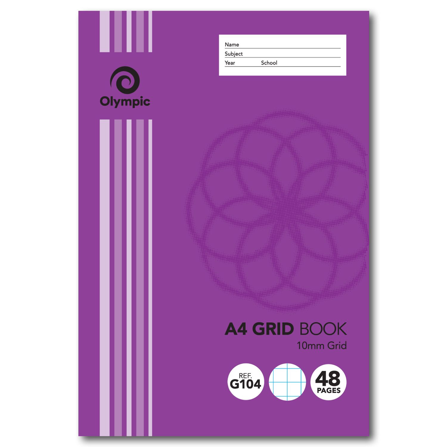 GRID BOOK OLYMPIC A4 10MM G104 48PG