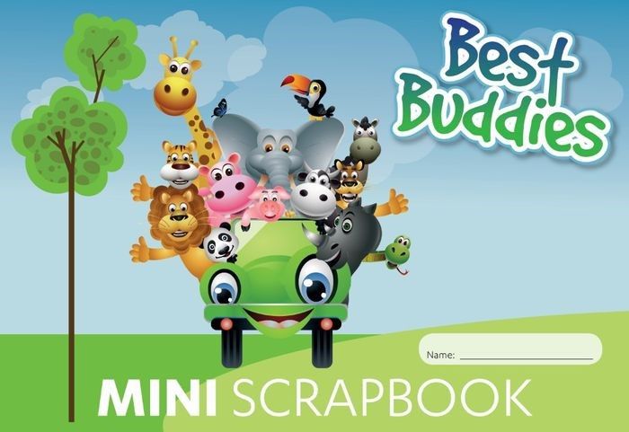 SCRAPBOOK WRITER 165X245 100GSM BEST BUDDIES MINI 64PG