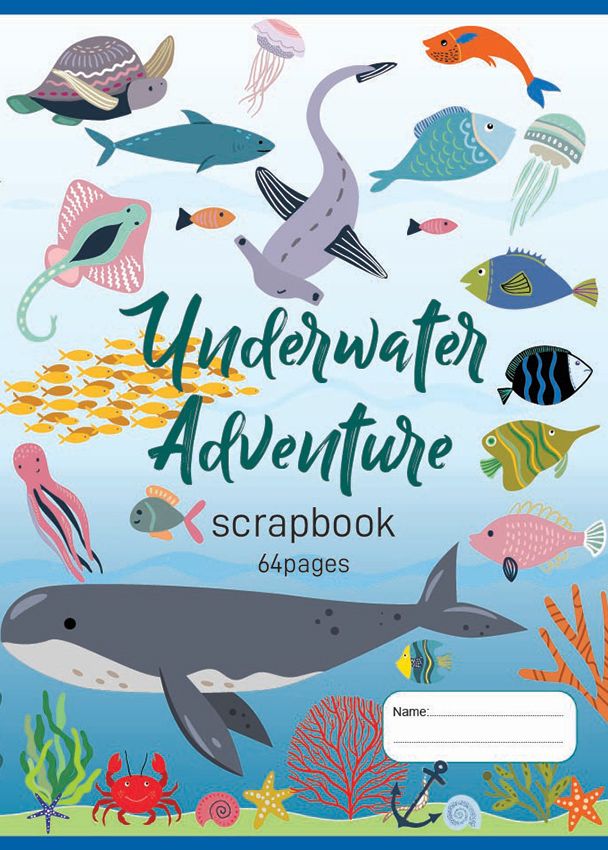 SCRAPBOOK SOVEREIGN 335X240MM 64PG