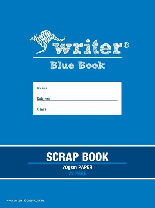 SCRAPBOOK PROTEXT 330X240 PP BLUE BOOK 72PG 60GSM