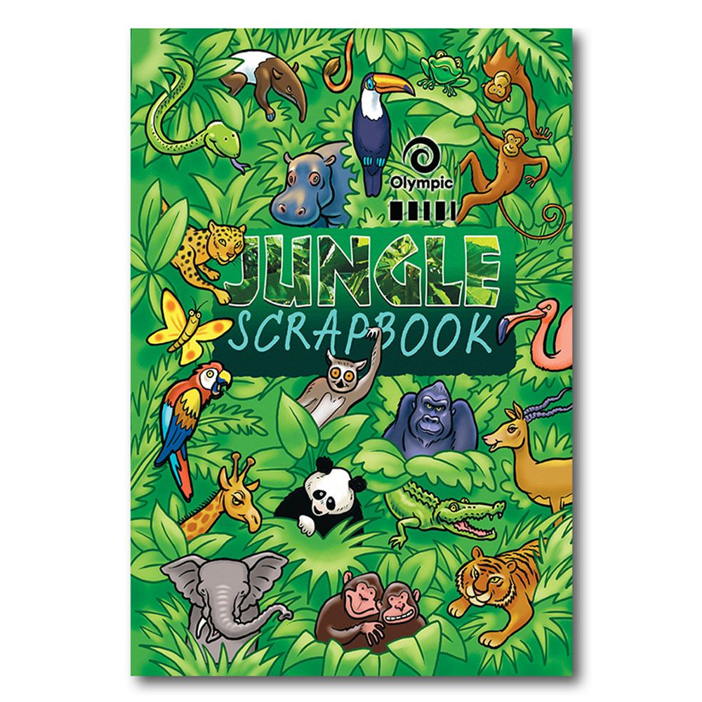 SCRAPBOOK OLYMPIC 335X240 JUNGLE SJ64 64PG
