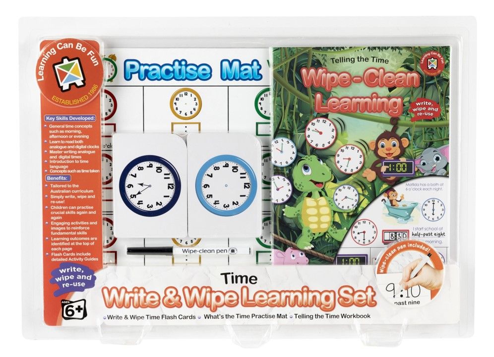 LEARNING SET LCBF WRITE & WIPE TIME