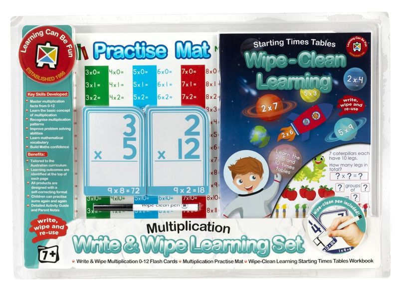 LEARNING SET LCBF WRITE & WIPE MULTIPLICATION