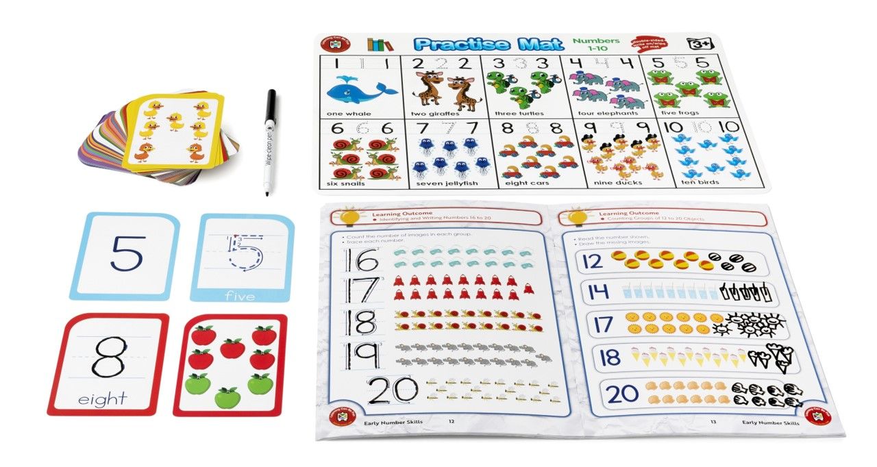 LEARNING SET LCBF WRITE & WIPE EARLY NUMBERS