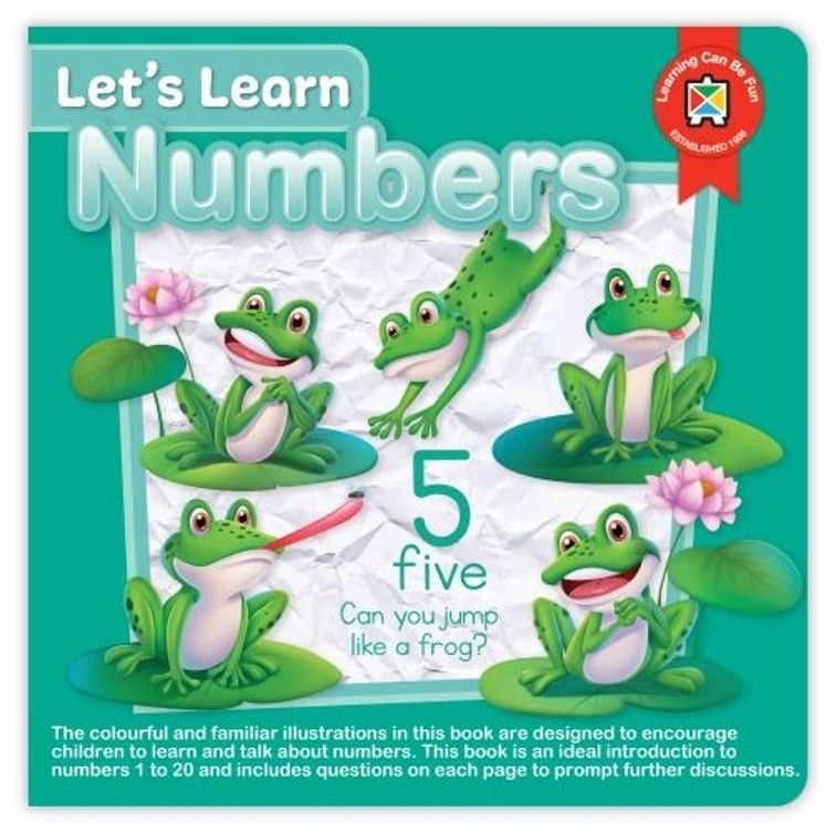 LETS LEARN BOOK LCBF NUMBERS BOARD BOOK