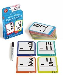 FLASH CARDS LCBF WRITE & WIPE SUBTRACTION