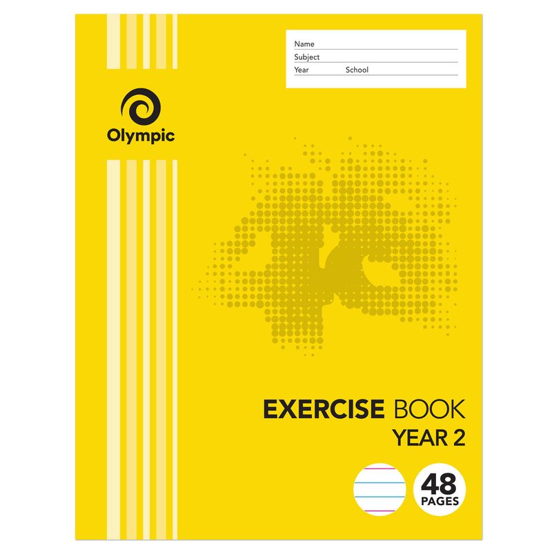 EXERCISE BOOK OLYMPIC YEAR 2 48PG