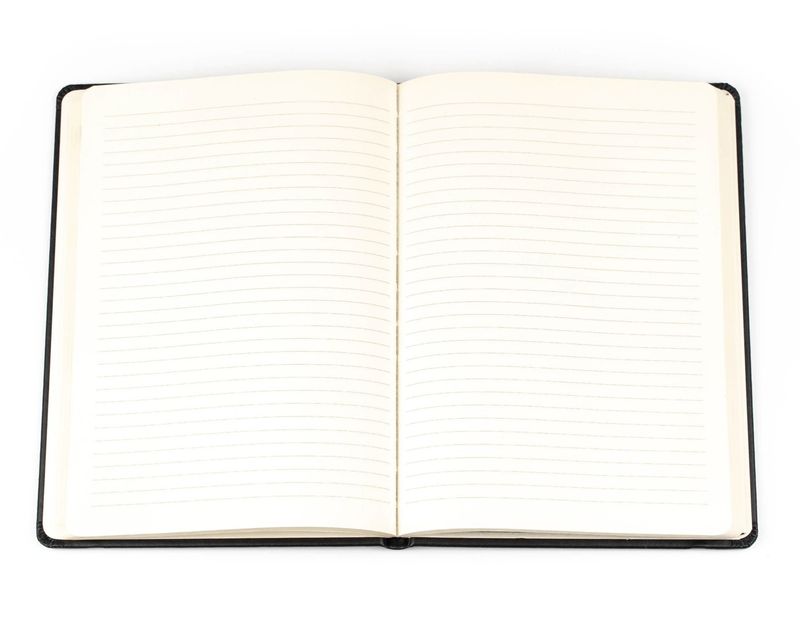 NOTEBOOK VANESSA A5 VN15R.99 RULED BLACK