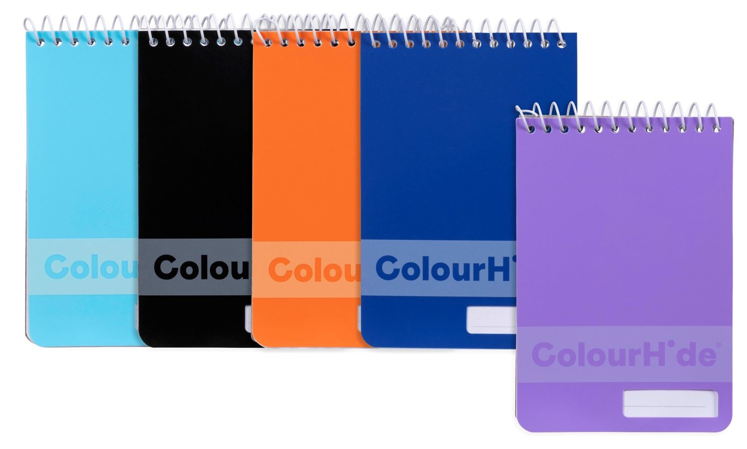 NOTEBOOK COLOURHIDE POCKET ASTD 96PGPG PK5