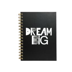 NOTEBOOK PROFILE A5 HARDCOVER SPIRAL DREAM BIG 160PG