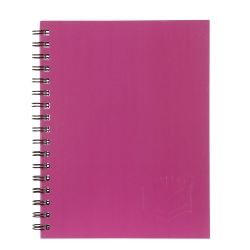 NOTEBOOK SPIRAX 512 A4 H/C TWIN WIRO PINK 200PG