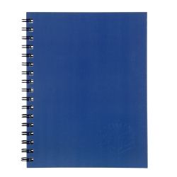 NOTEBOOK SPIRAX 512 A4 H/C TWIN WIRE BLUE 200PG