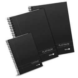 NOTEBOOK SPIRAX PP401 A5 PLATINUM 200LF