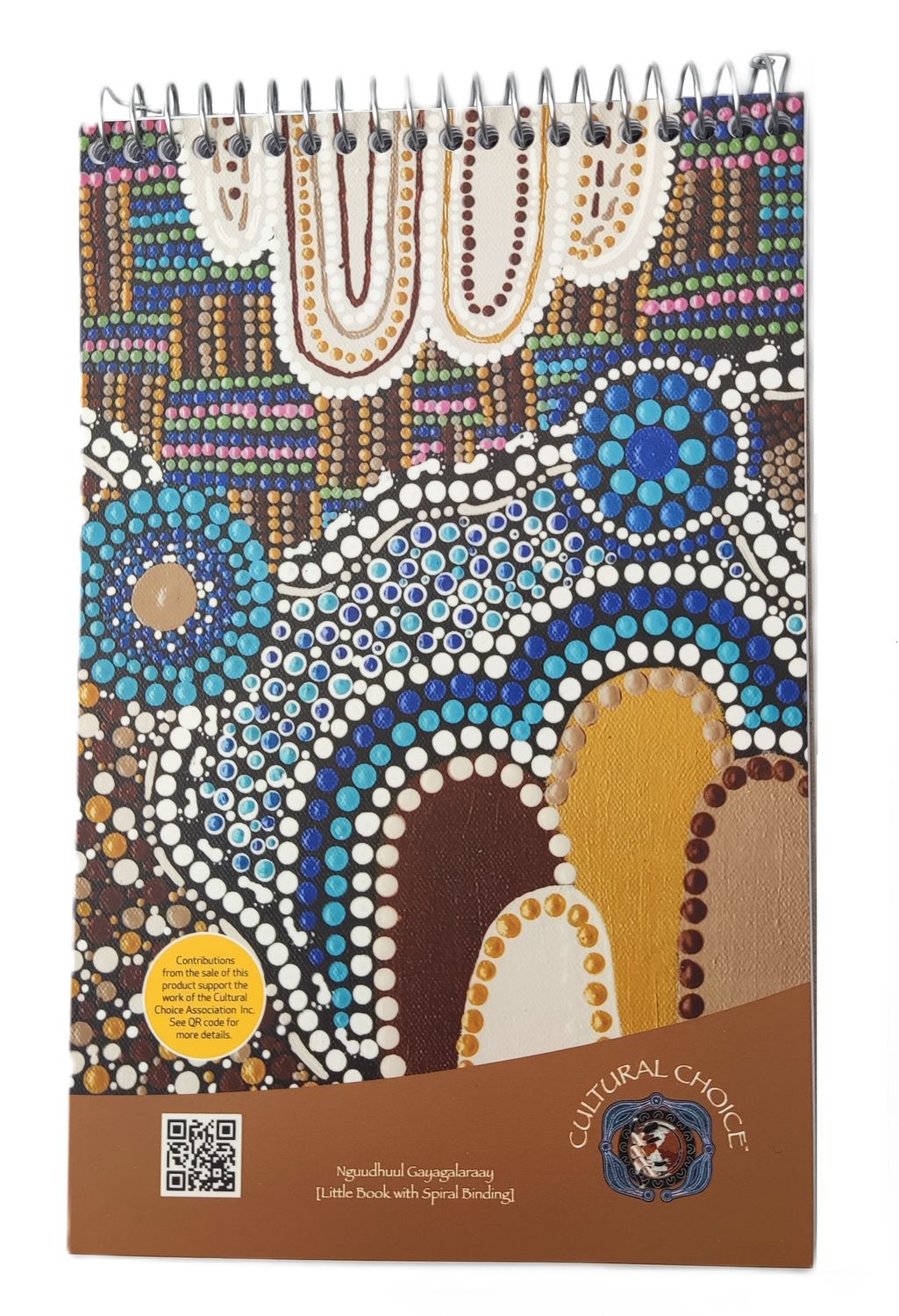 NOTEBOOK CULTURAL CHOICE 200X127MM SPIRAL TOP BOUND 200PG