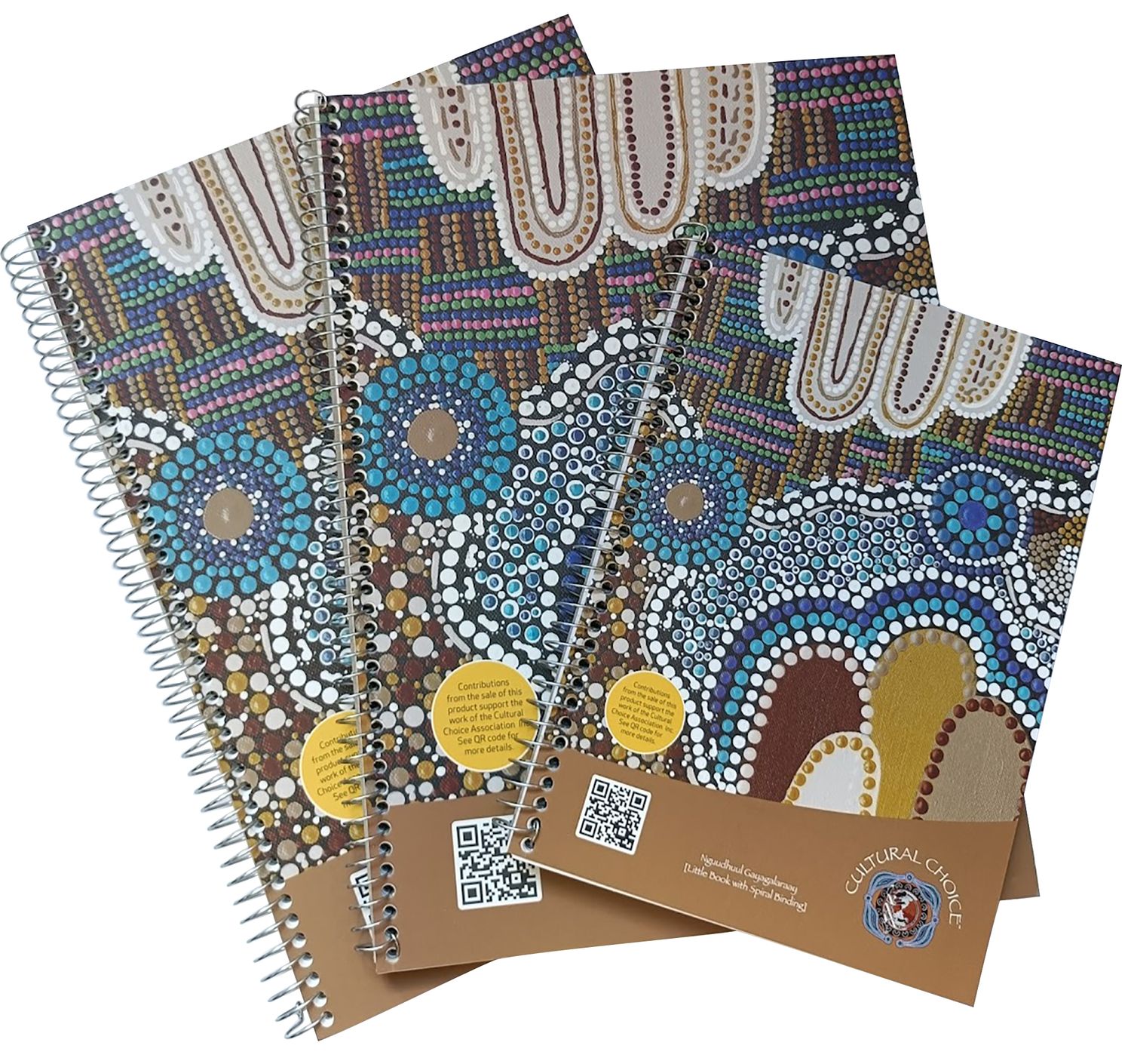 NOTEBOOK CULTURAL CHOICE A4 SPIRAL SIDE BOUND 240PG