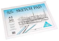 SKETCH PAD QUILL A3 110GSM CARTRIDGE ACID FREE 30LF
