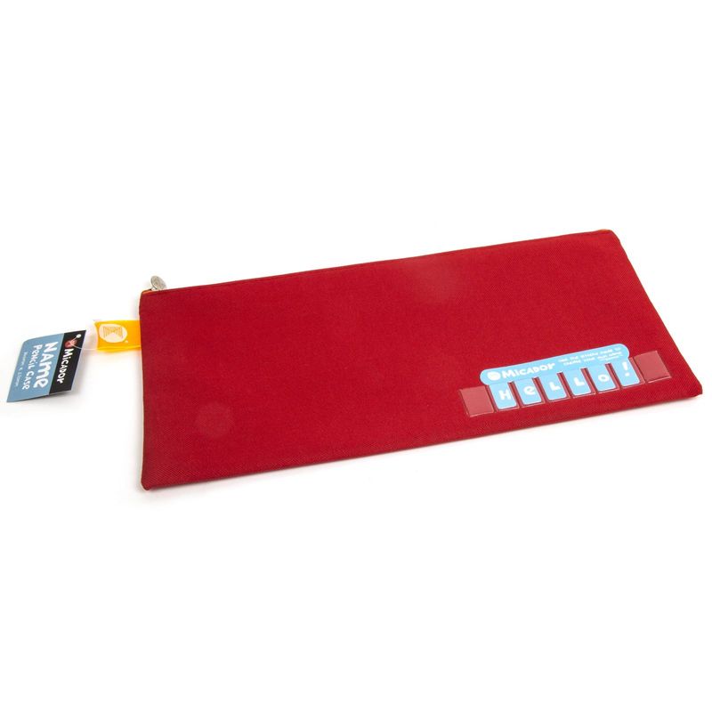 PENCIL CASE MICADOR 340X170MM NAME RED