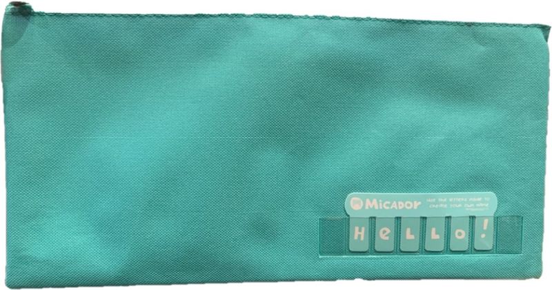 PENCIL CASE MICADOR 340X170MM NAME ORANGE