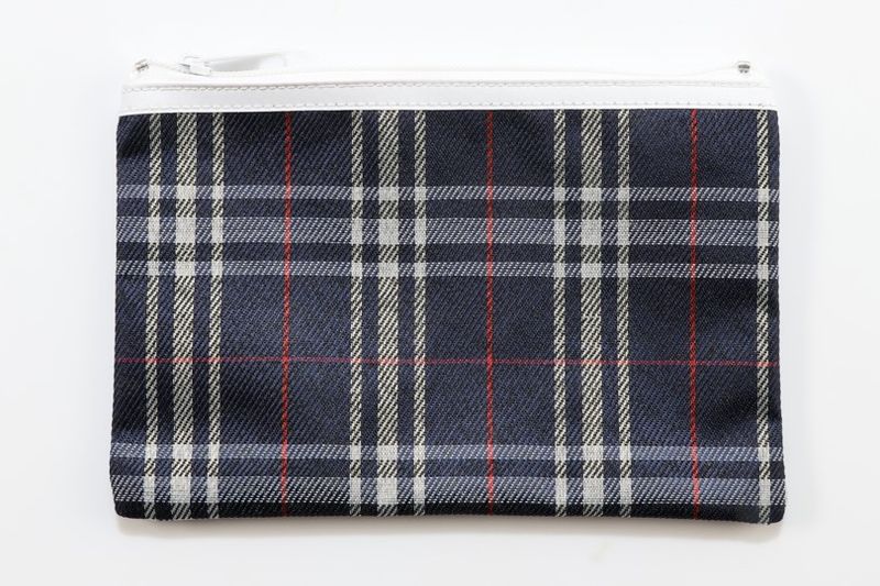 PENCIL CASE GNS 20X13CM TARTAN ASSORTED