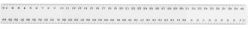 RULER MARBIG 40CM CLEAR PLASTIC