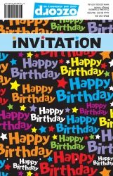 PAD INVITATION OZCORP 145X195 HAPPY BIRTHDAY 25SHT