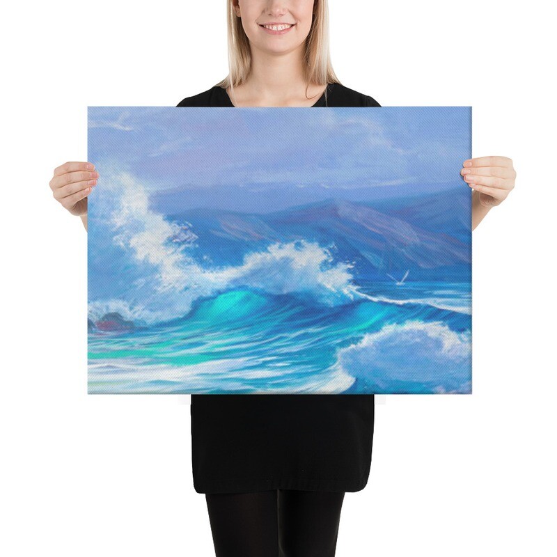 Seascape Painting - Canvas Prints