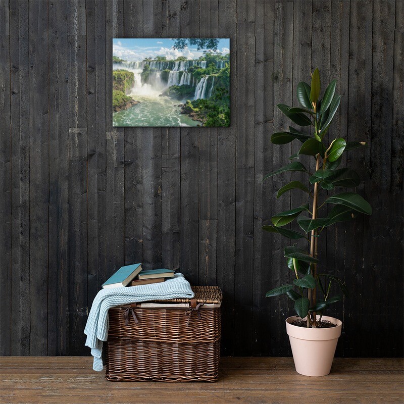Falls scenery - Canvas print