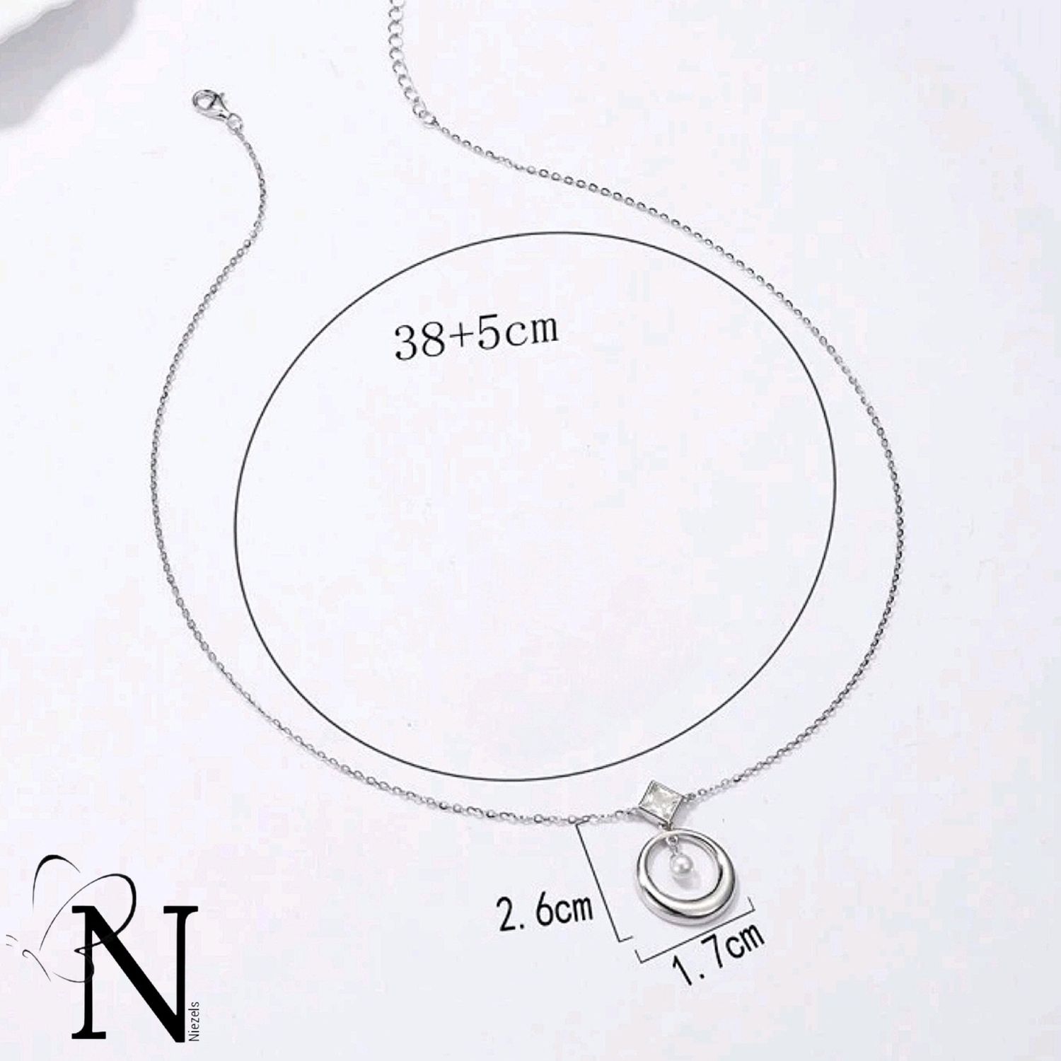 Real 925 sterling silver necklace.