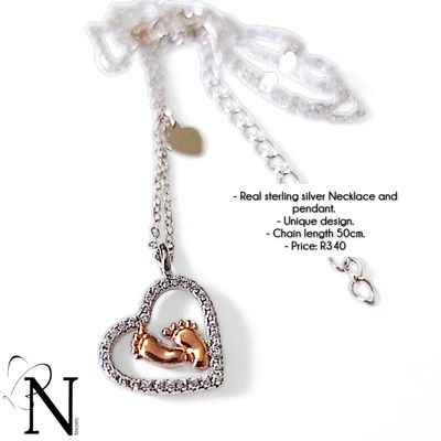 Real 925 sterling silver necklace.