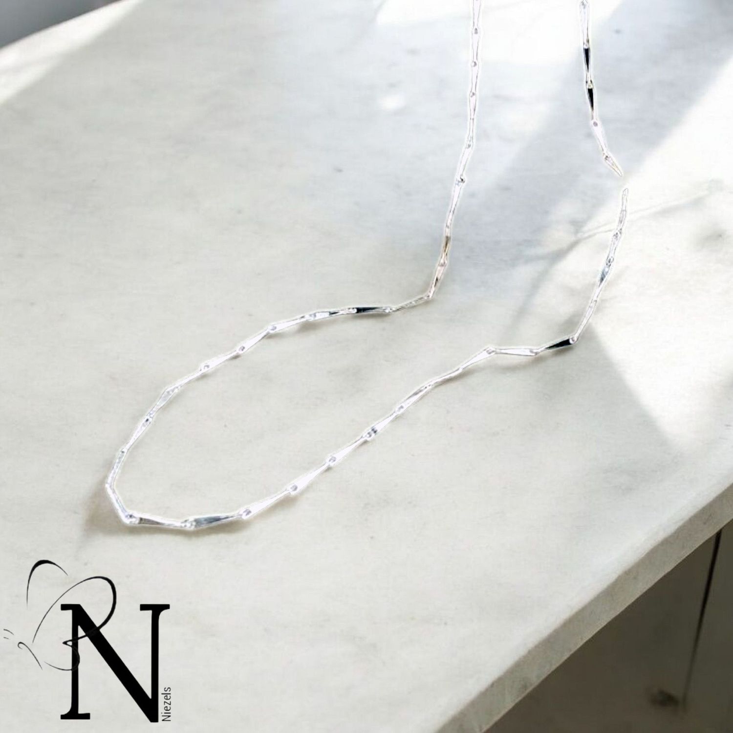 Real 925 sterling silver chain - 60cm