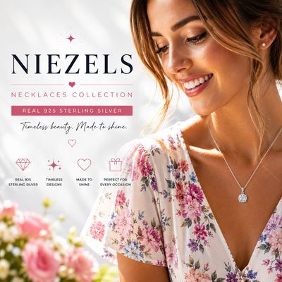 Niezels Necklaces Available: